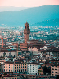 High angle view of florence