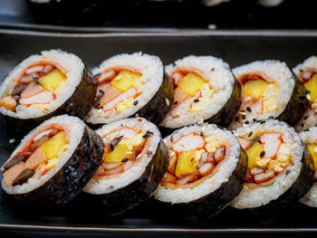 Close-up of food in plate