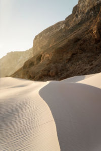 Sand dunes at