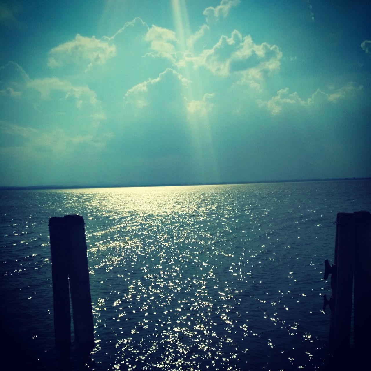 VIEW OF SEA AGAINST SKY