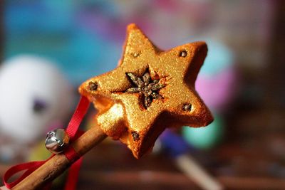 Close-up of christmas decoration