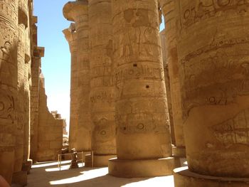 Low angle view of a temple