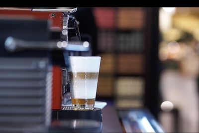 Close-up of drink on table