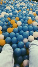 Full frame shot of multi colored pencils