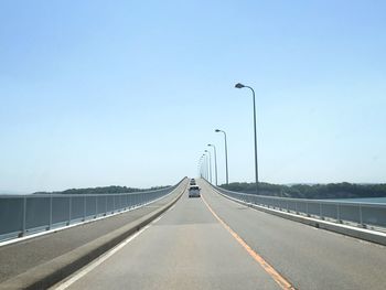 View of highway against sky