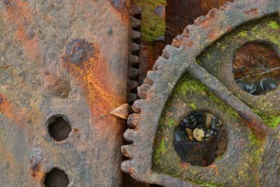 Close-up of rusty metal