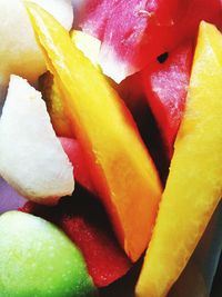 Full frame shot of fruits