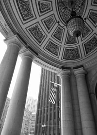 Low angle view of historical building