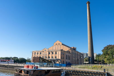 View of building against blue sky