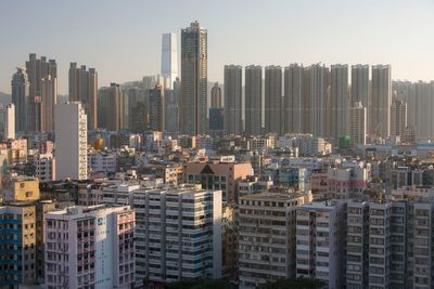 Skyscrapers in city