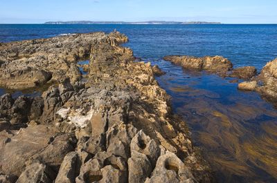 Panoramic view of sea against sky