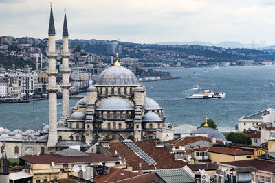 Aerial view of buildings in city