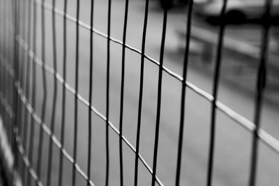 Full frame shot of metal fence