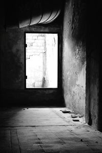 Interior of abandoned house