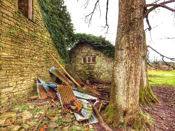 View of an abandoned building