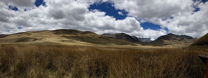 Panoramic view of landscape against sky