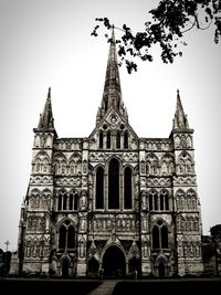 Low angle view of temple