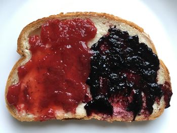 Close-up of ice cream in plate