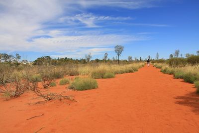 Scenic view of landscape against sky