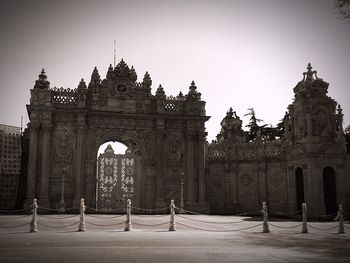 Low angle view of historical building