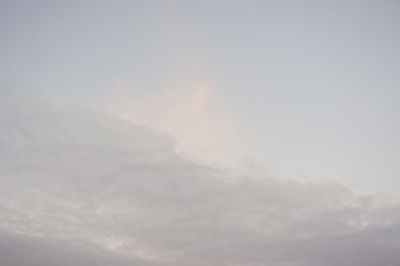 Low angle view of clouds in sky