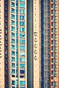 Low angle view of buildings in city