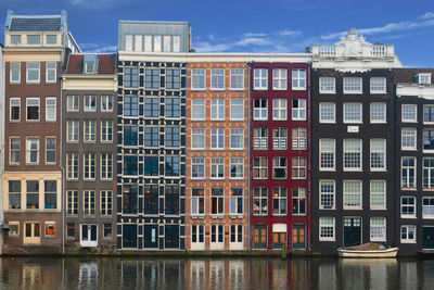 Reflection of buildings in water