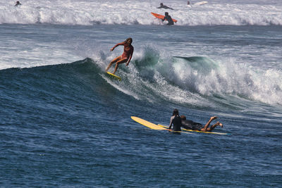 People in sea