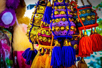 Full frame shot of colorful decorations