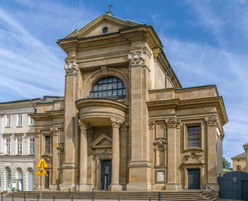 Church of the conversion of saint paul in krakow, poland