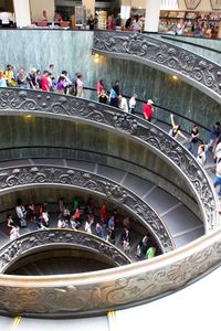 Group of people in front of building