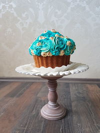 Close-up of cupcakes on table