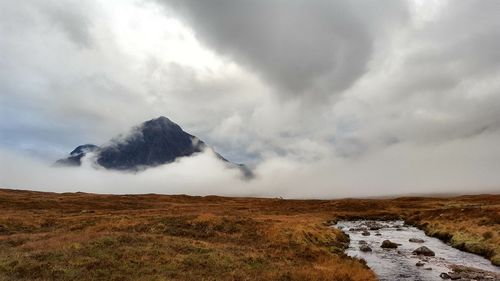 Scenic view of landscape against sky