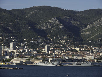 Toulon at the mediterranean sea