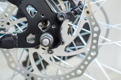 Close-up of machine part