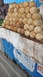 Close-up of fruits for sale at market stall