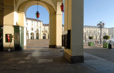 Corridor of building