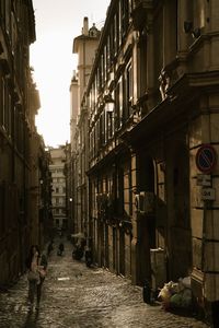 Street amidst buildings in city