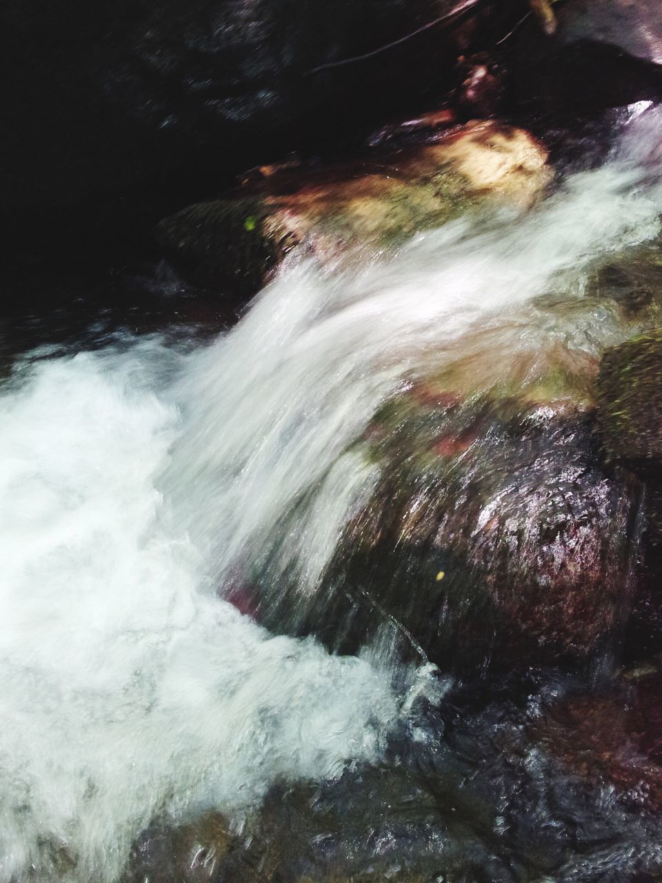 water, motion, flowing water, waterfall, long exposure, flowing, surf, blurred motion, stream, nature, rock - object, beauty in nature, power in nature, river, splashing, high angle view, waterfront, scenics, outdoors, no people