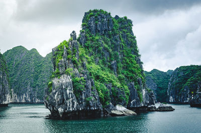 Scenic view of mountain against sky