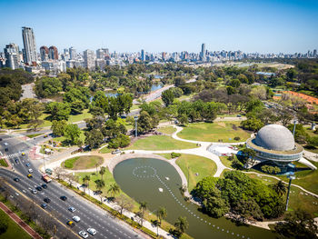 Aerial view of cityscape