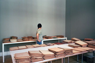 Woman standing in office