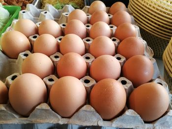 Close-up of eggs