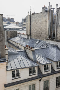 City roofs - paris, france