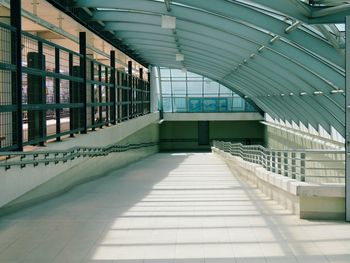 View of empty corridor