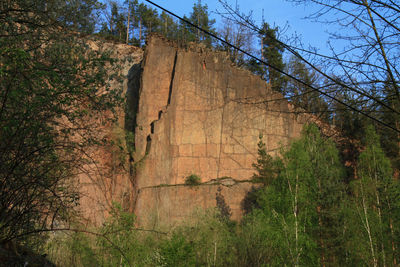 Built structure with trees in background