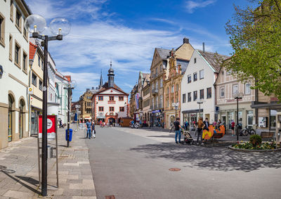 Street amidst buildings in city