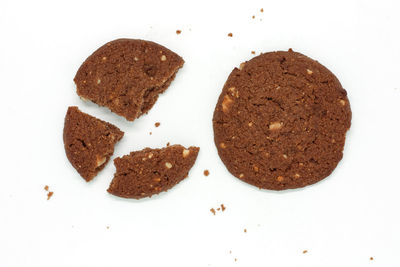 Directly above view of cookies