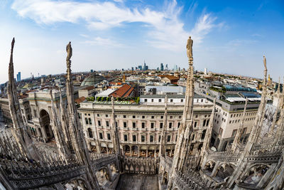 Cityscape against sky