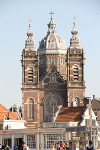 Low angle view of building against sky